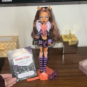 Monster High Clawdeen Wolf Reproduction Doll